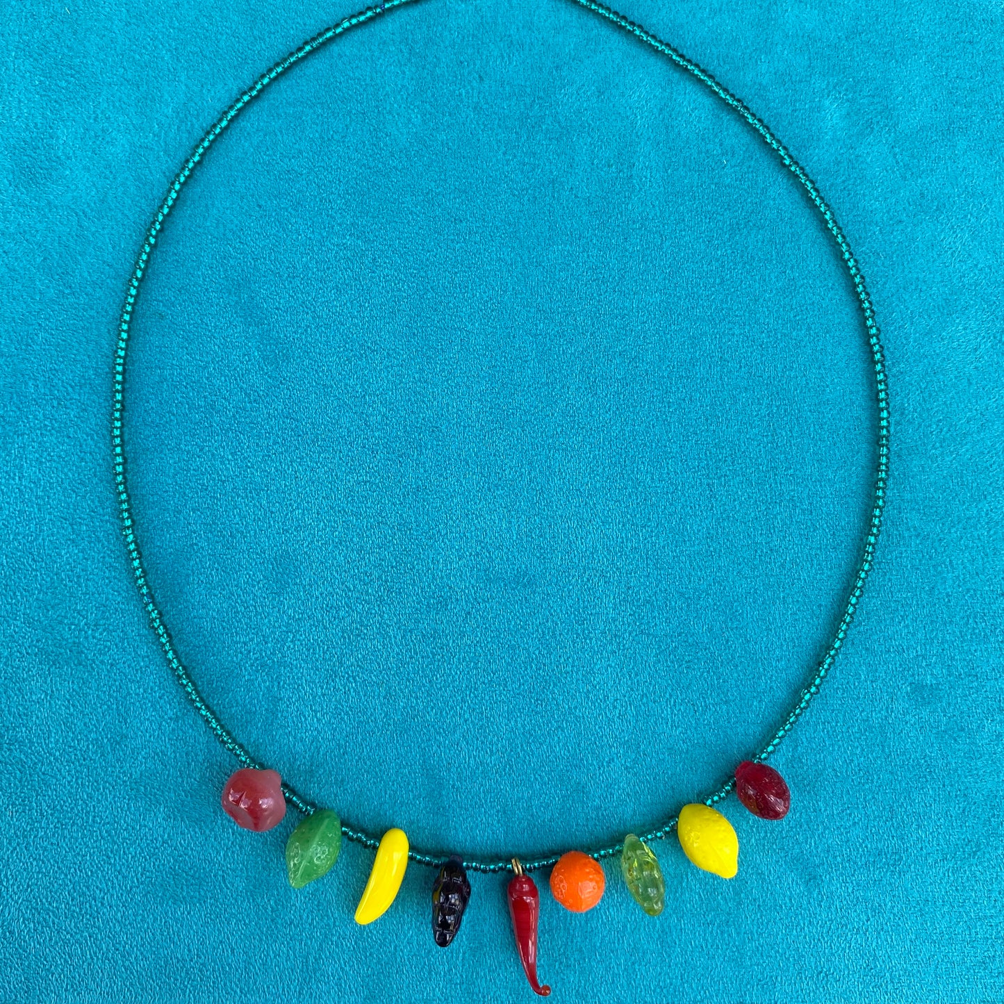 Fruits & Chili Necklace