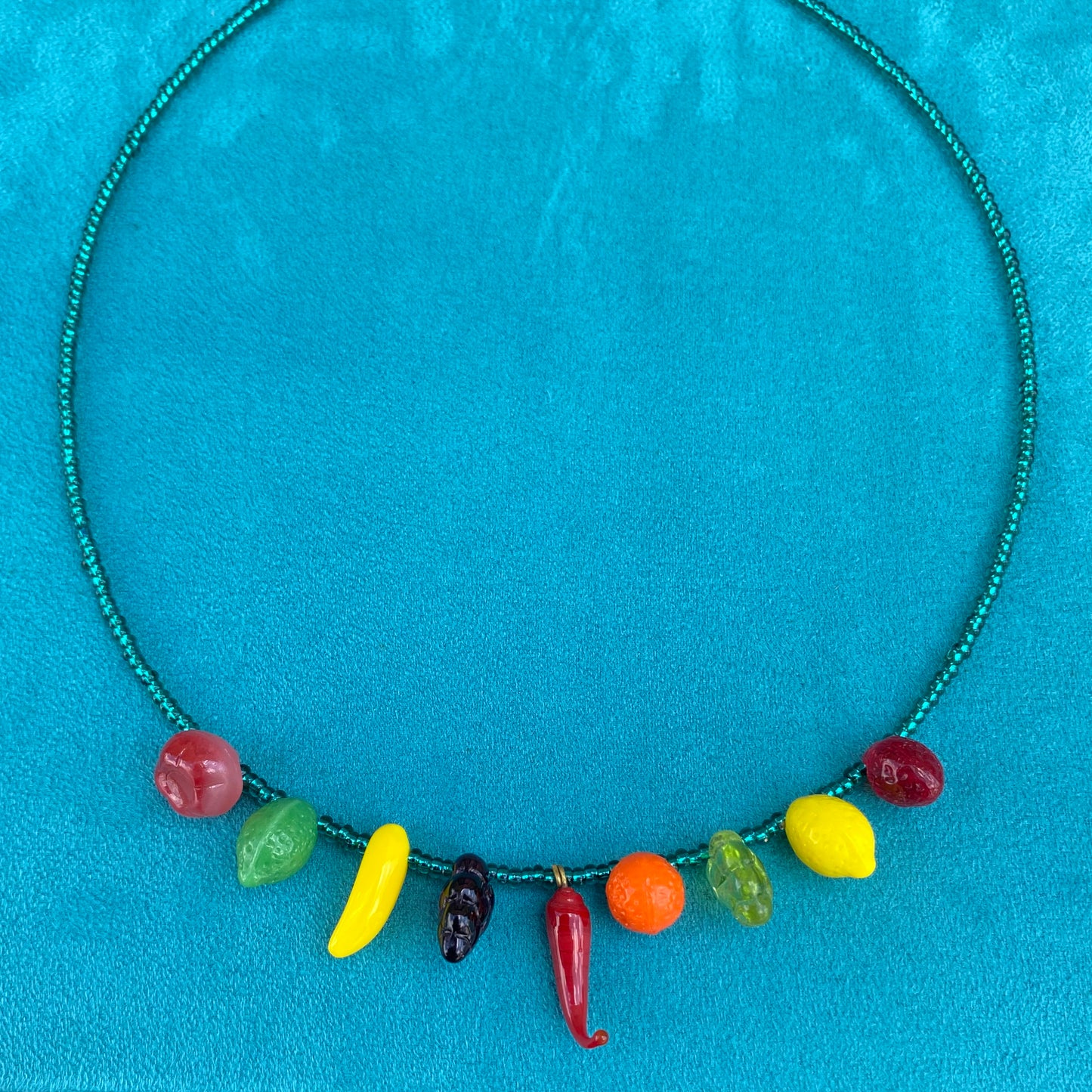 Fruits & Chili Necklace