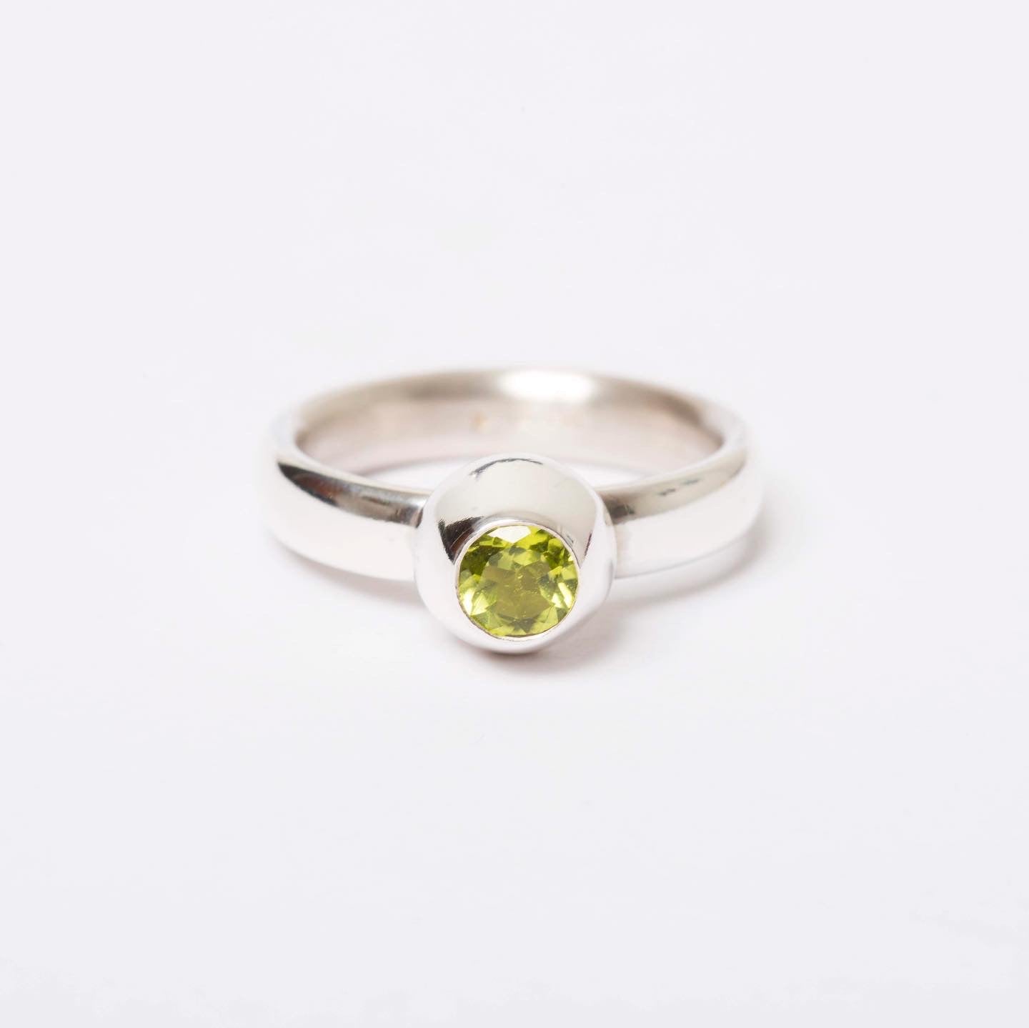 Peridot Large Honey Pot Ring