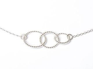 Silver Circles Necklace