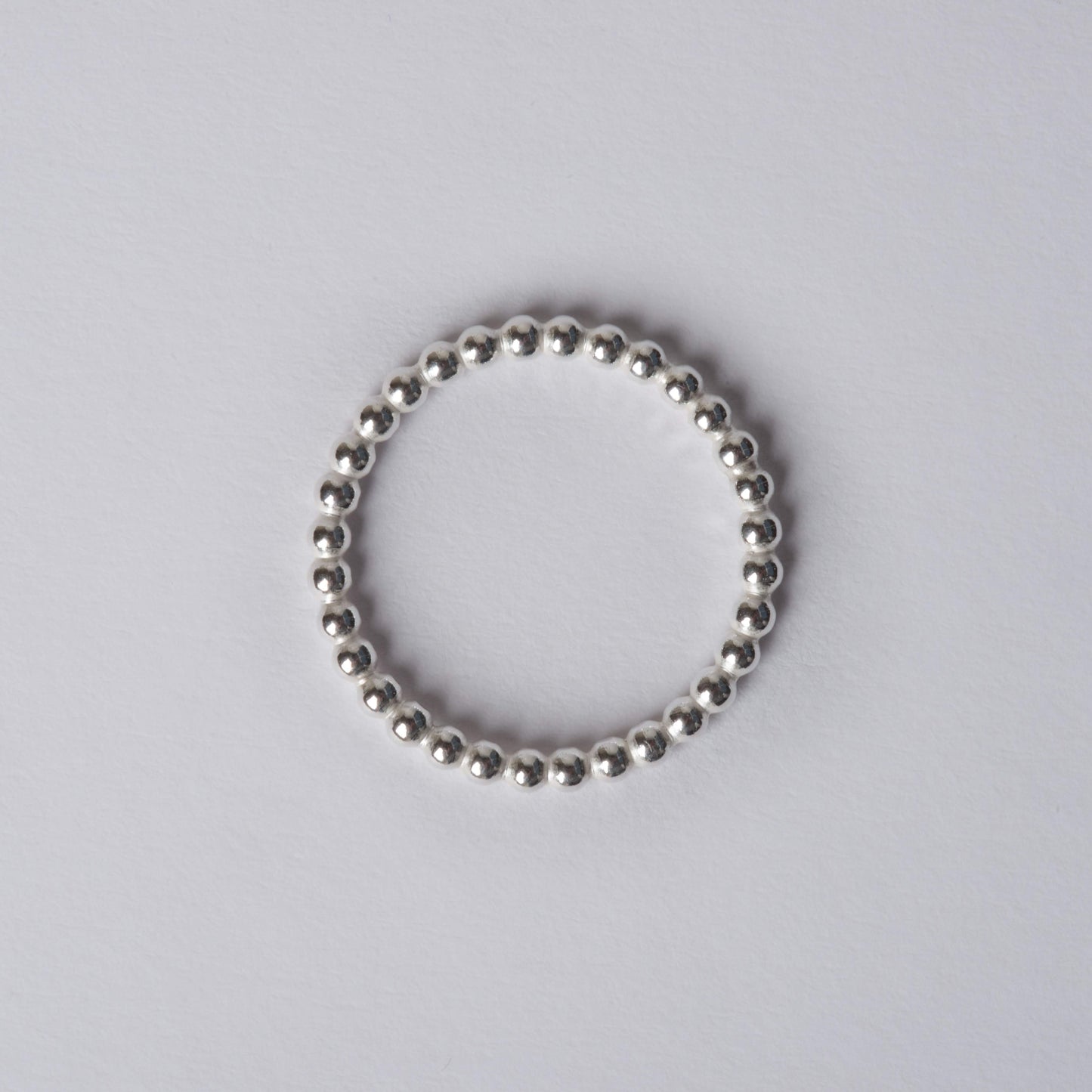 Small Silver Ball Rings